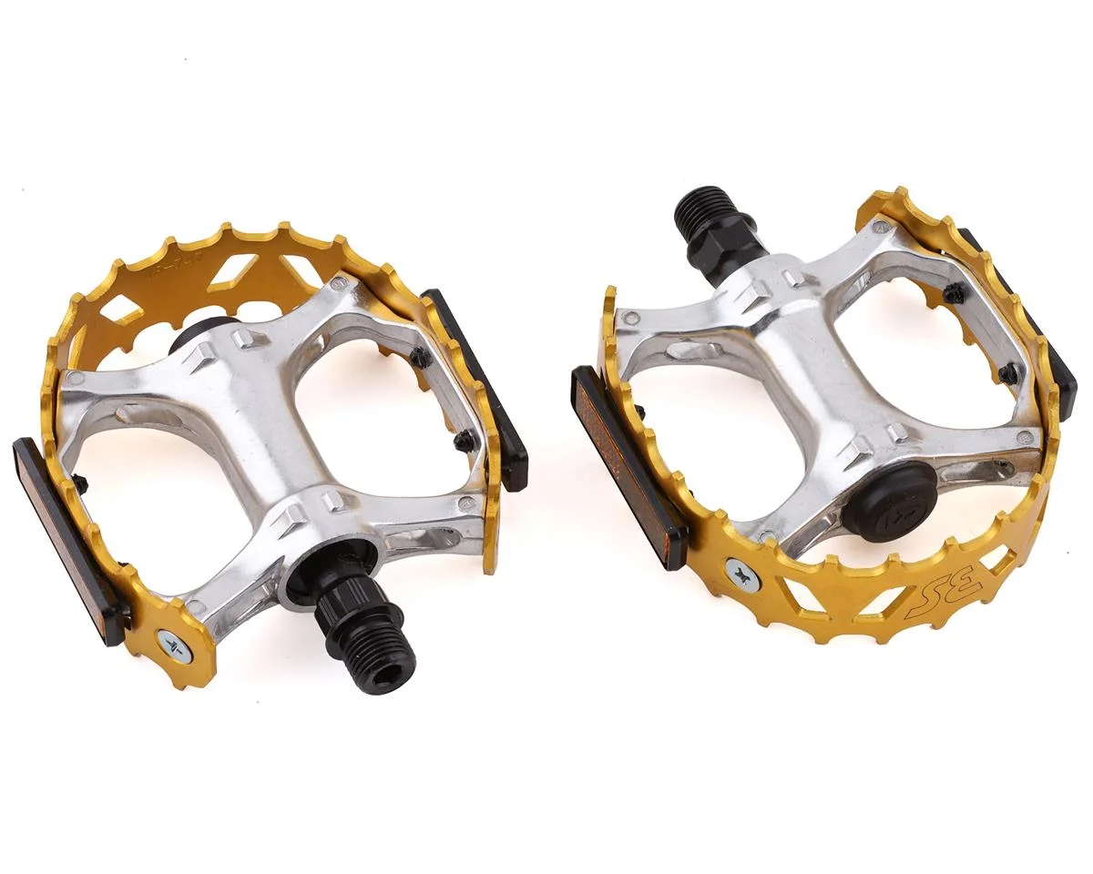 SE Bikes Bear Trap Pedals (Gold) (9/16")